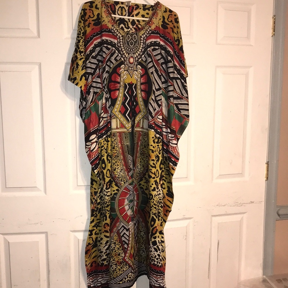 Women’s Maxi African Print Caftan